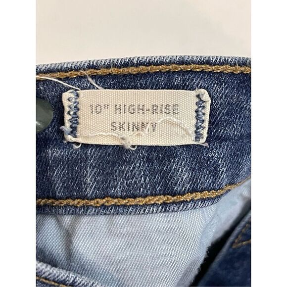 Madewell women’s jeans 10” high rise skinny 00 - Picture 5 of 7